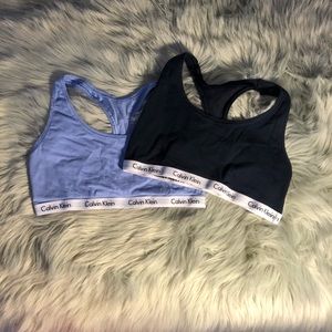 Calvin Klein sports bras